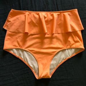 Kortni Jeane peplum bottoms nectarine